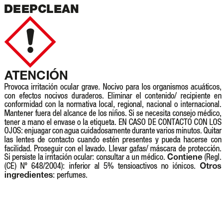 Fila DEEPCLEAN - Detergente Antical