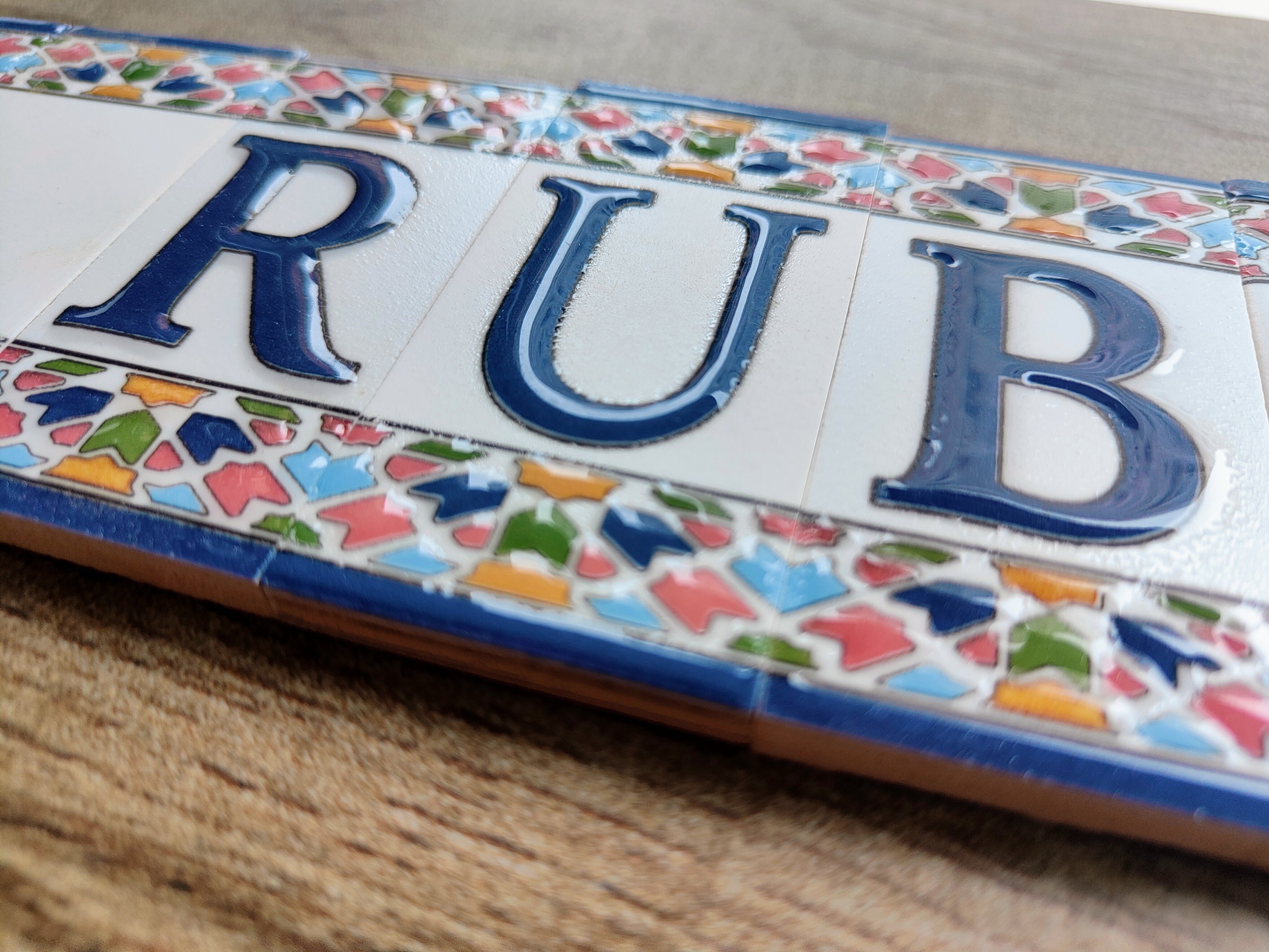 Números y Letras Cerámica