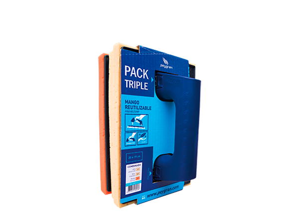 Pack Triple Talochas (Alta absorción, máxima limpieza y abrasión)