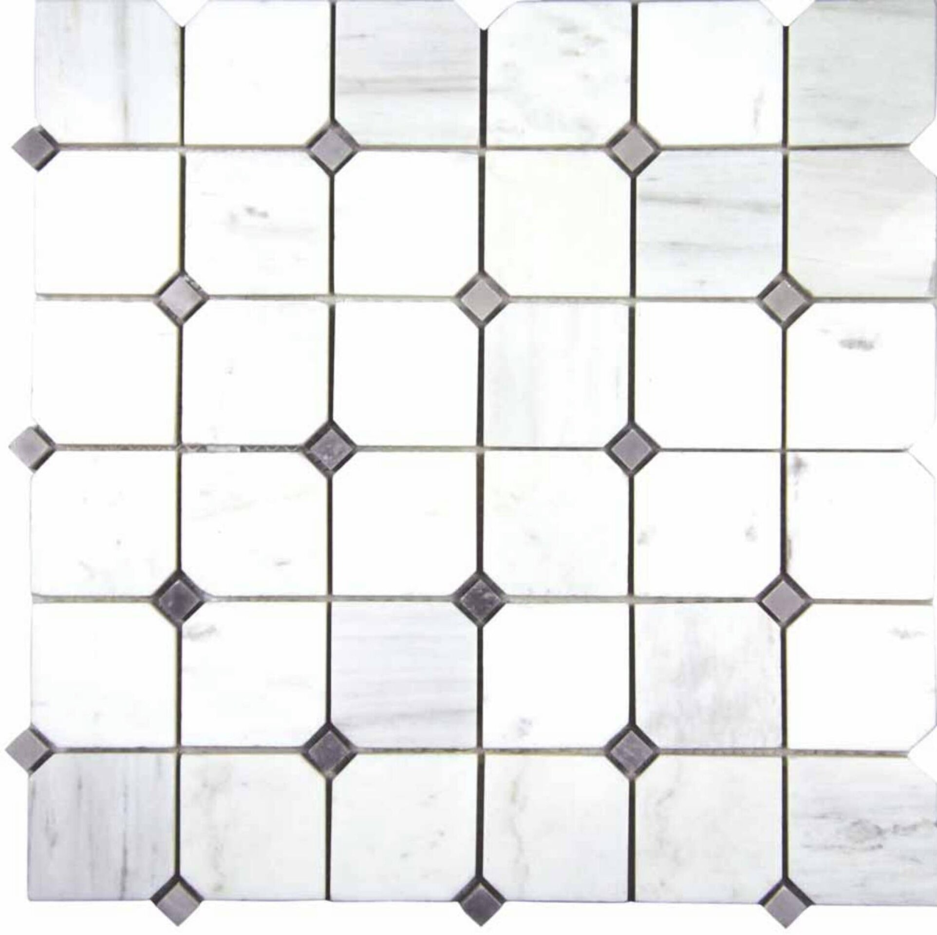 VICTORIA BLANCA o GRIS - Mosaico en Malla - 3