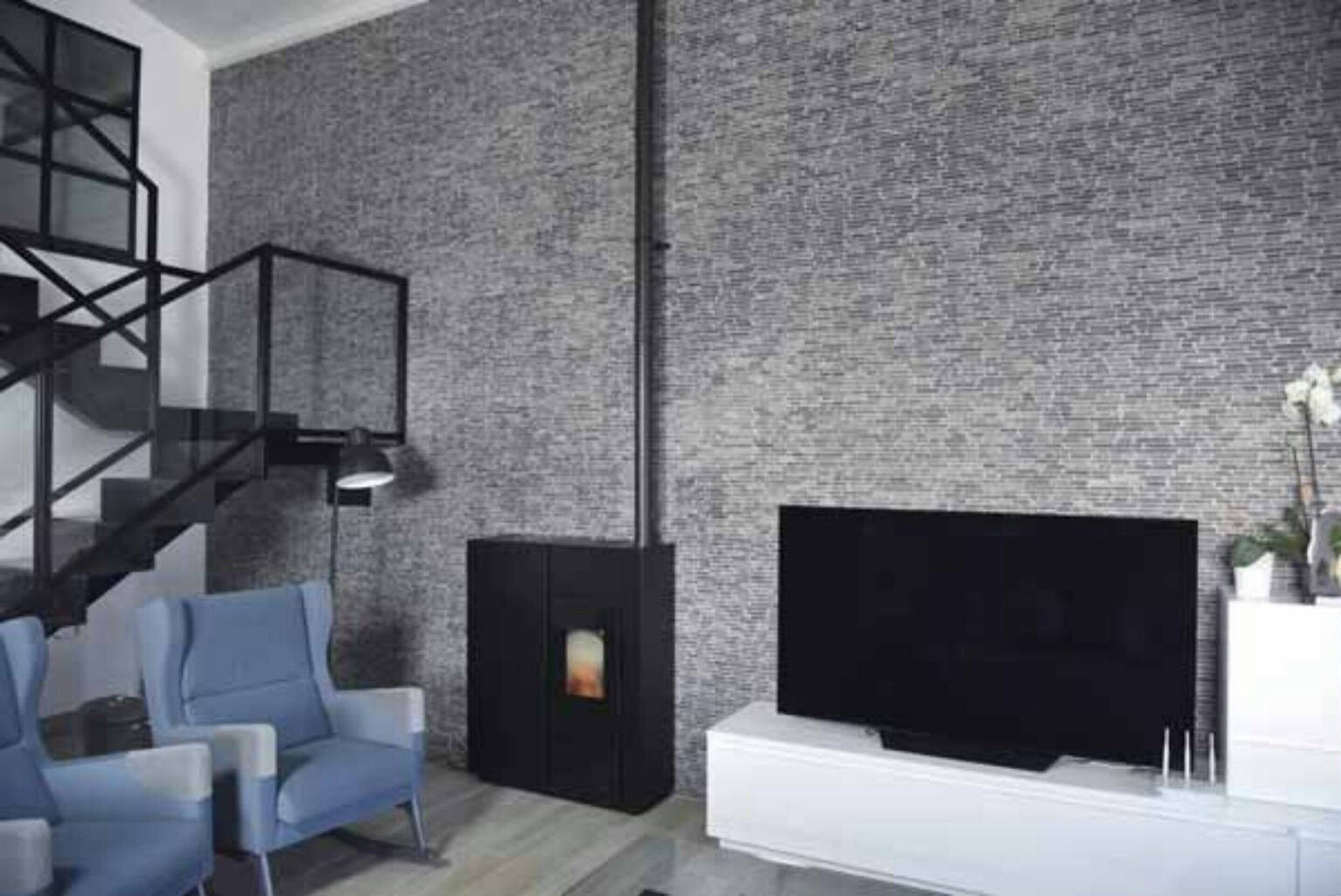NUSA BLANCO o GRIS - Mosaico en Malla - 5